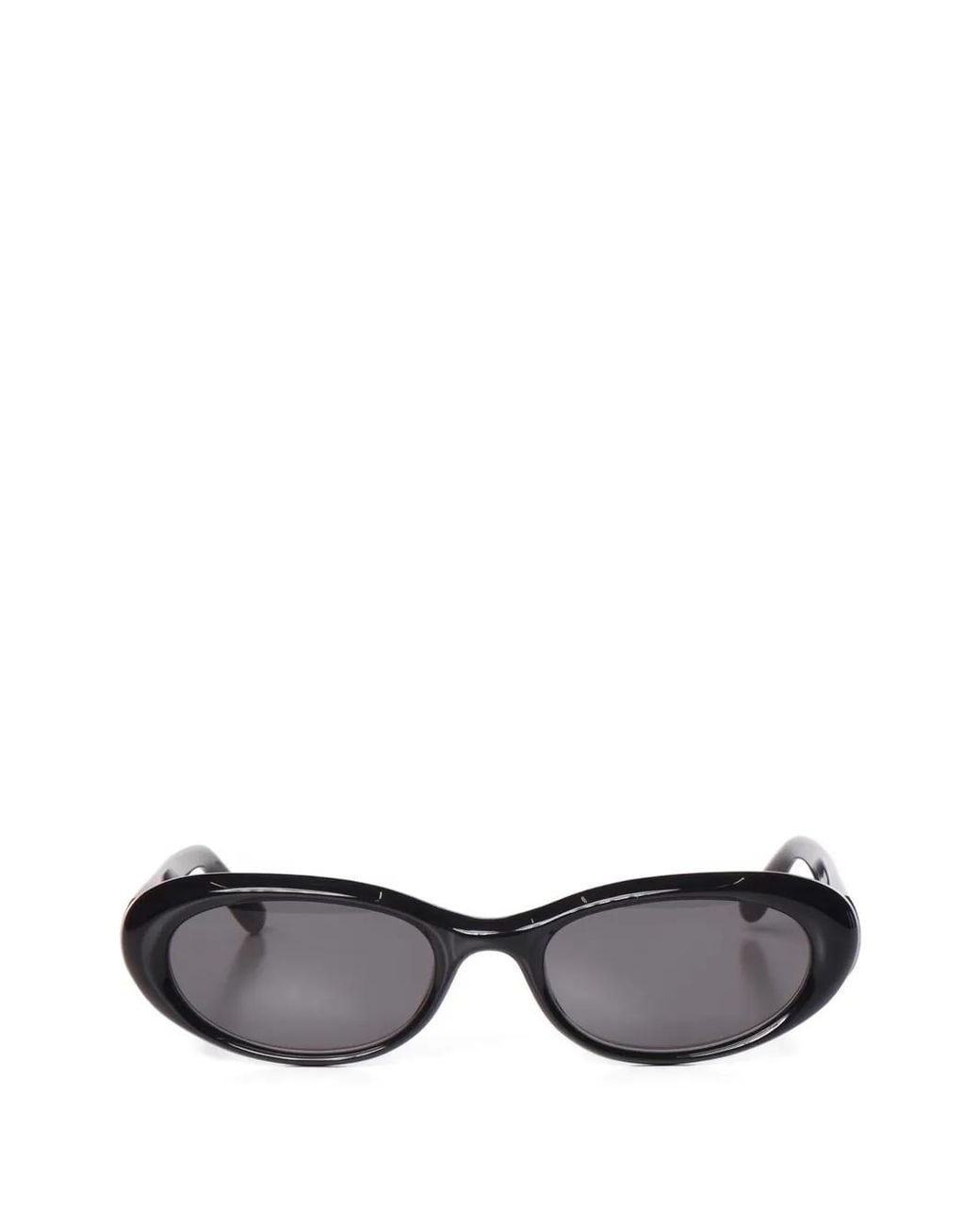 Chimi Gray Oval-Frame Sunglasses