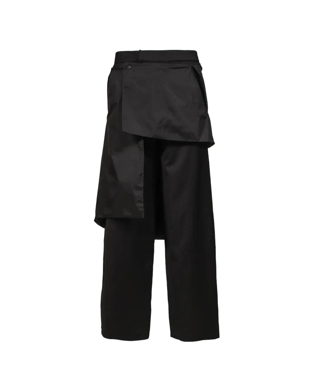 HELIOT EMIL Black Pantalon Levade for men
