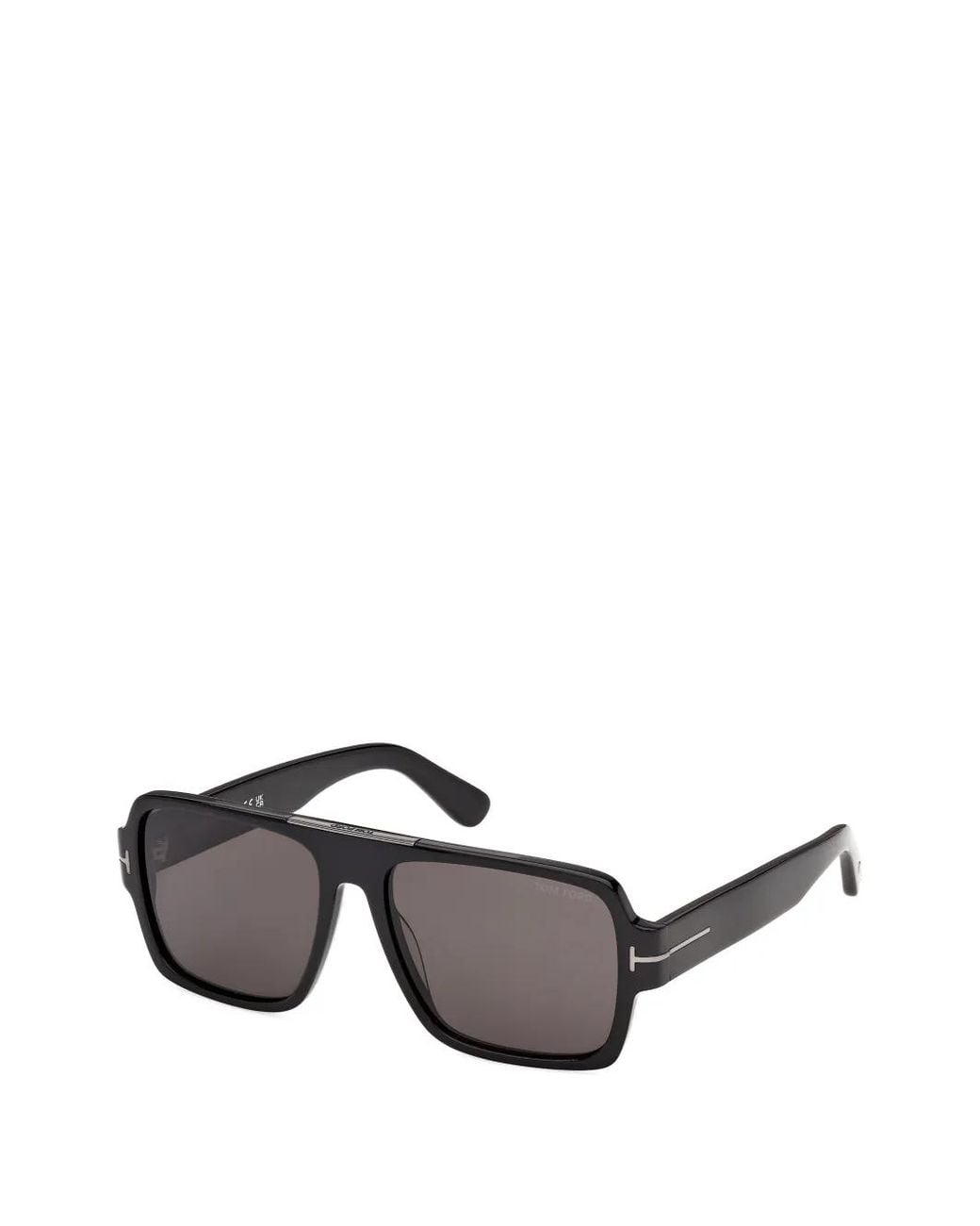 Tom Ford Gray Rectangle-Frame Sunglasses for men