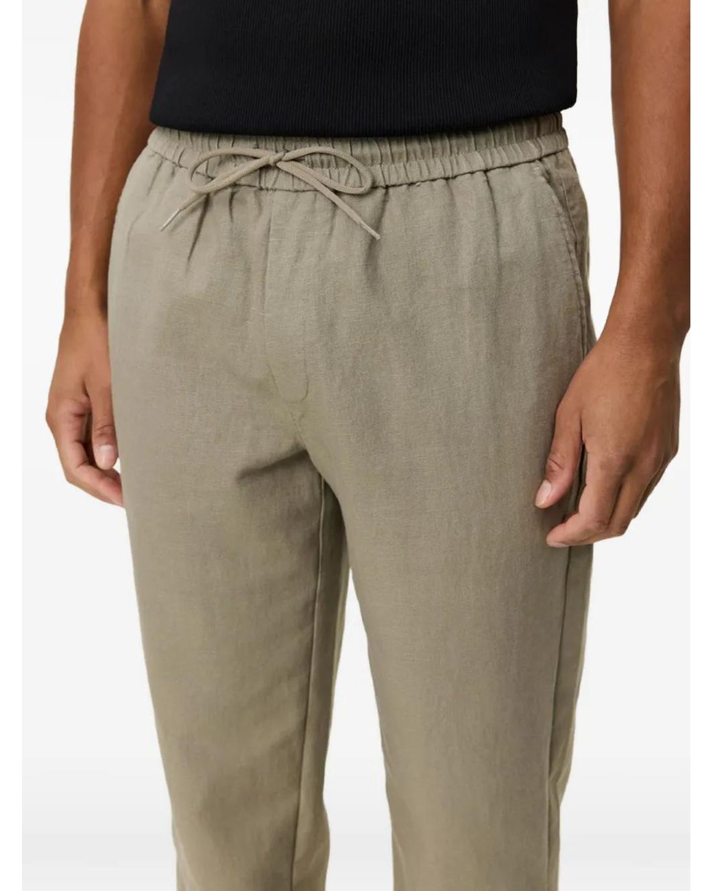 Les Deux Natural Drawstring Trousers for men