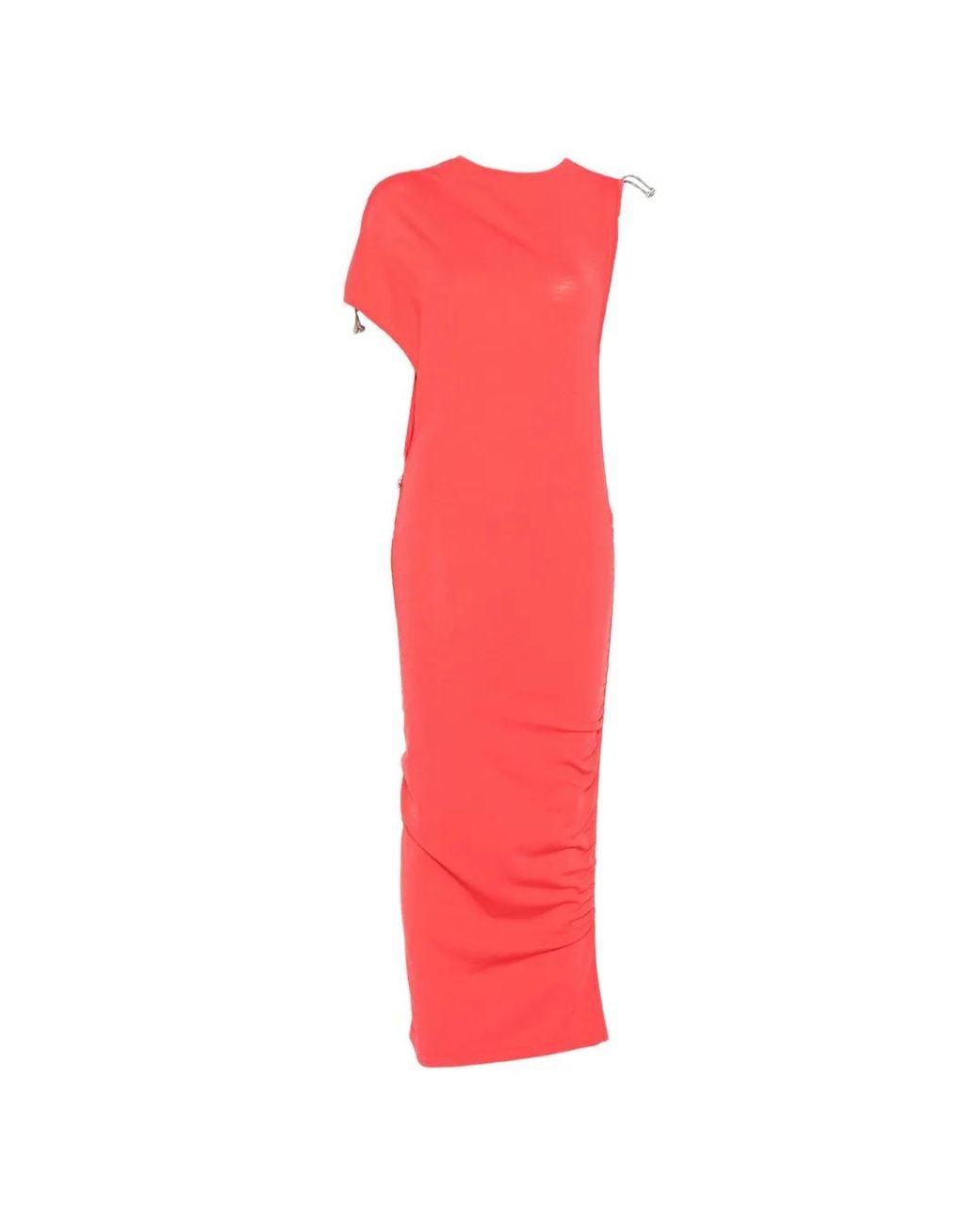Coperni Red Adjustable Dress