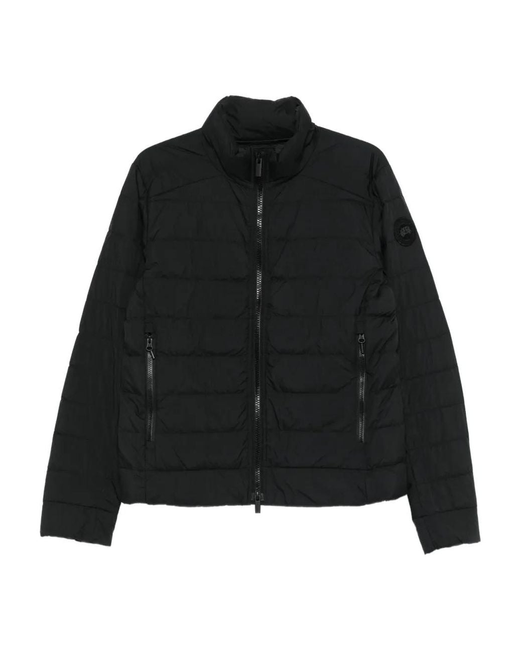 Canada Goose Black Crofton Quilted Zip-Front Jacket for men