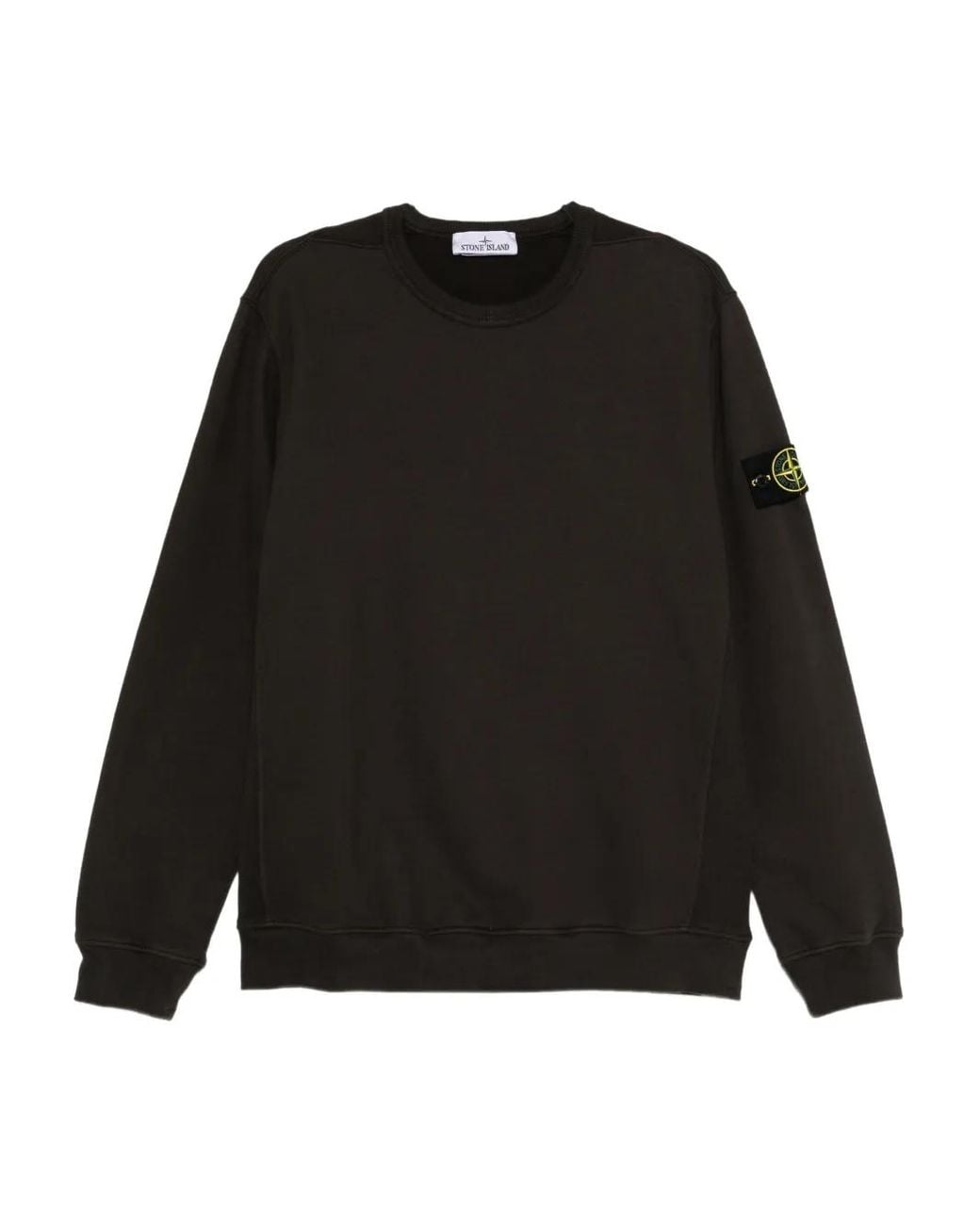 Stone Island Black Relaxed Fit Dark Sweatshirt for men