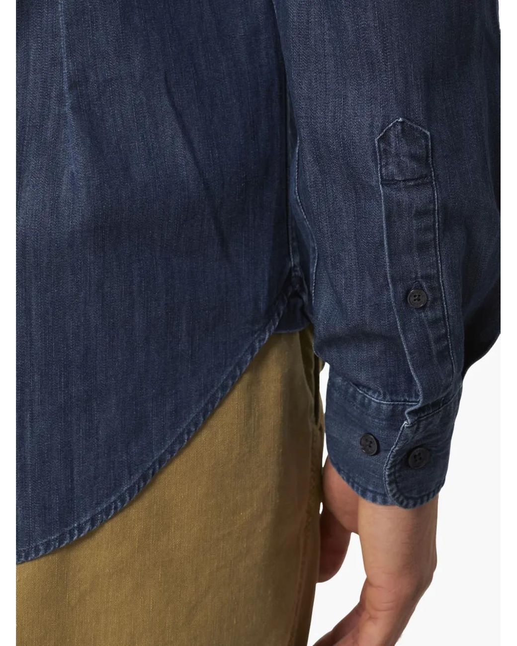 Orlebar Brown Blue Giles Shirt for men