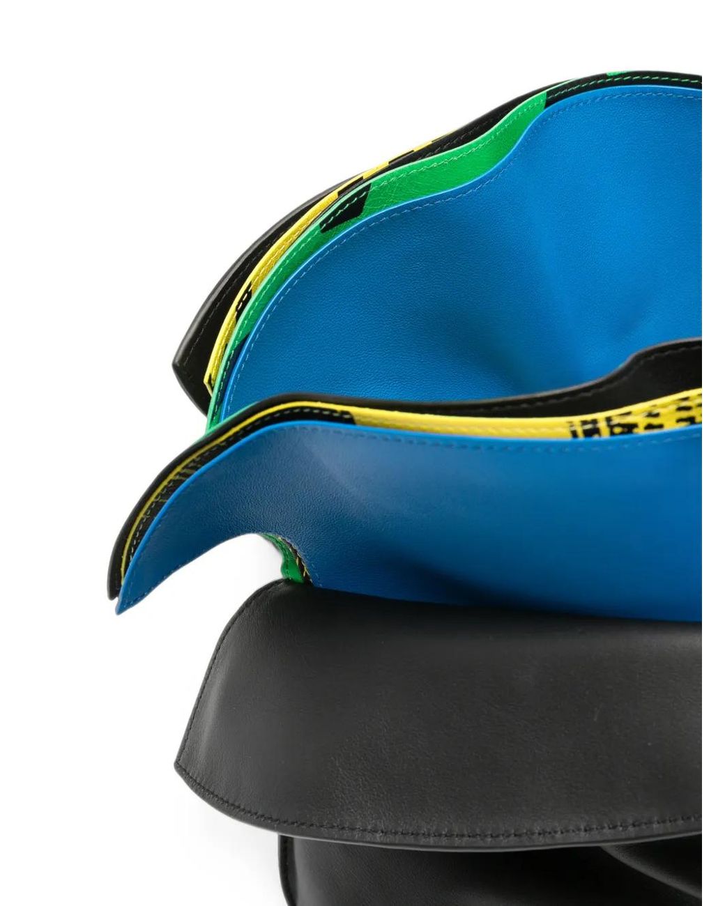 Loewe Black Medium Millefeuille Flamenco Clutch