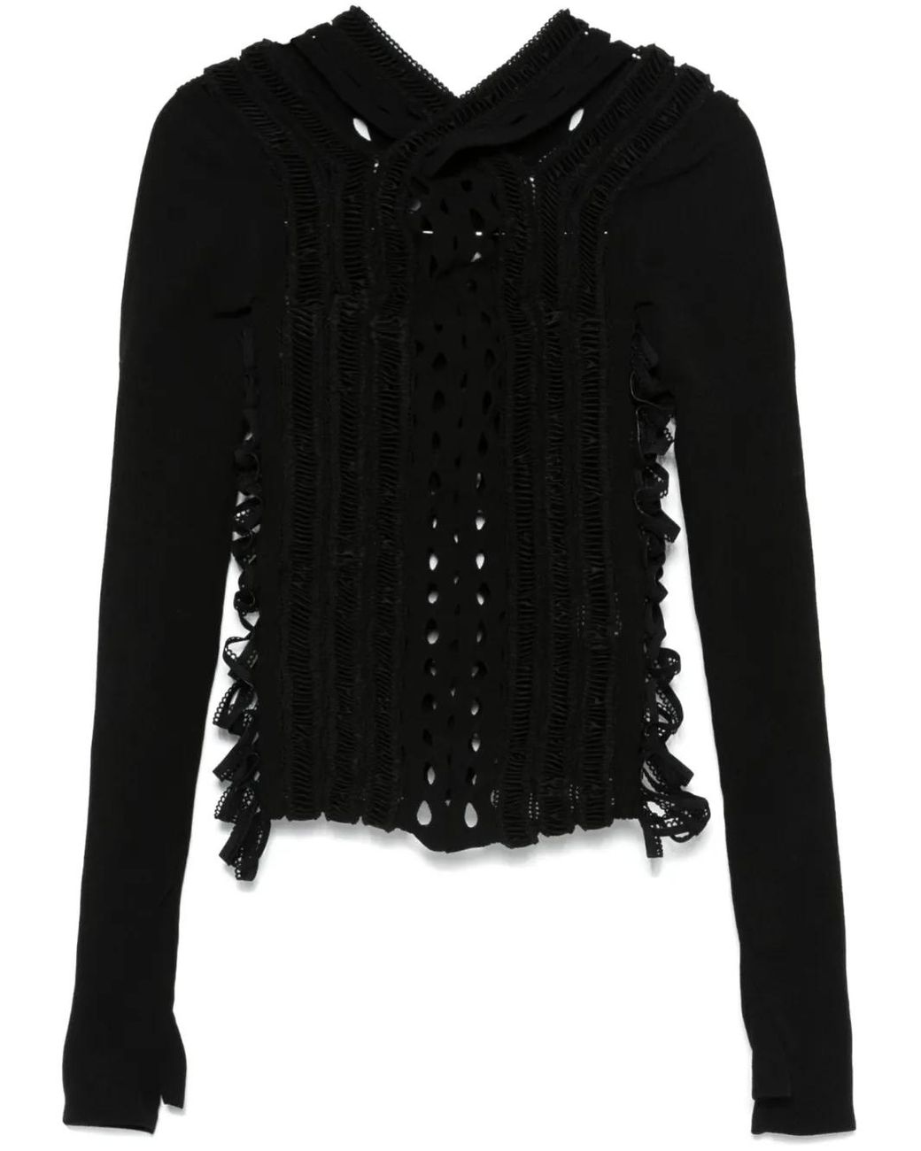 Sinéad O'Dwyer Black Shibari Sweater