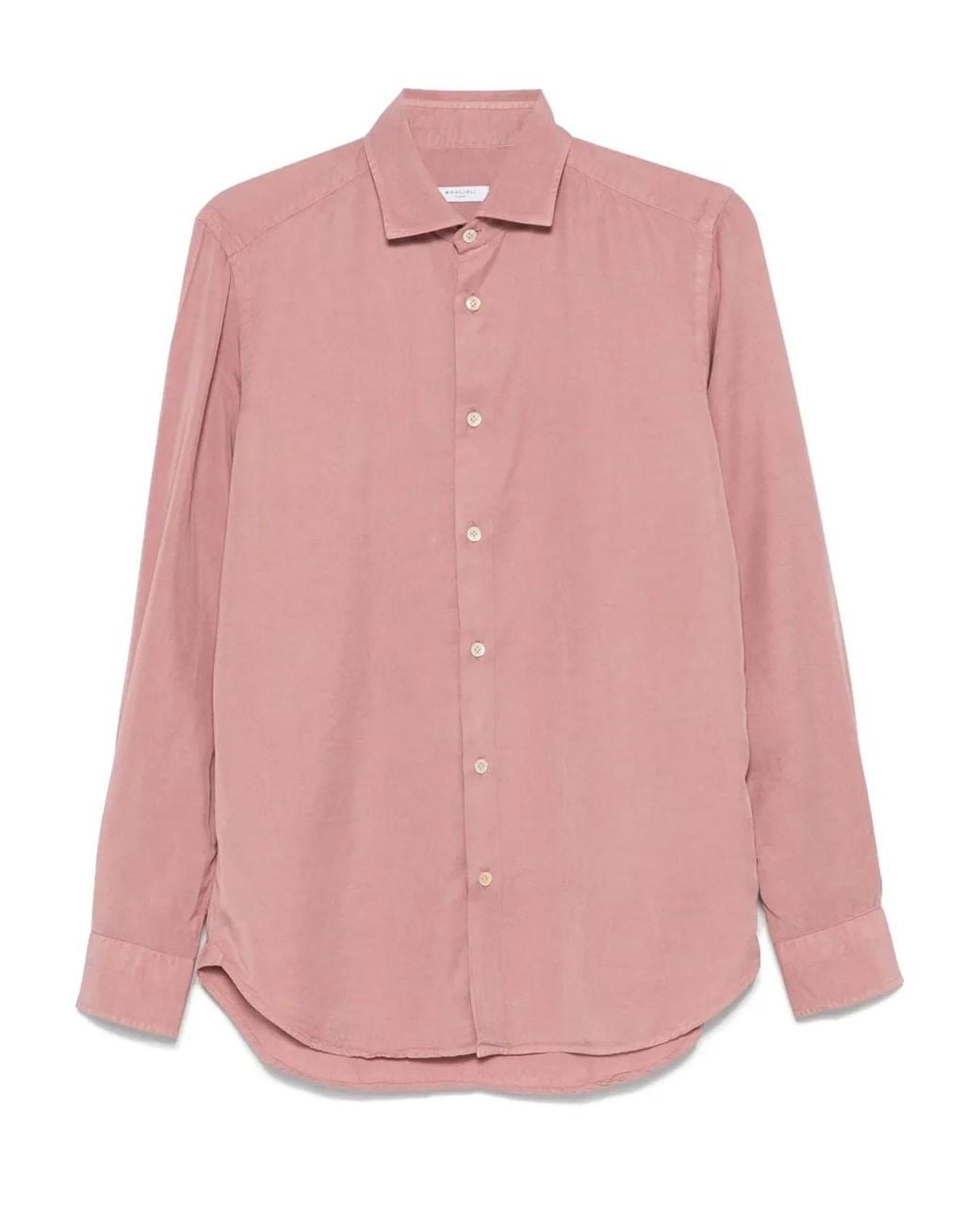 Boglioli Pink Lyocell Shirt for men