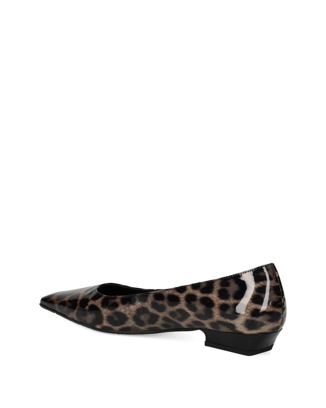 Ras Black Leopard-Print Pointed-Toe Pumps