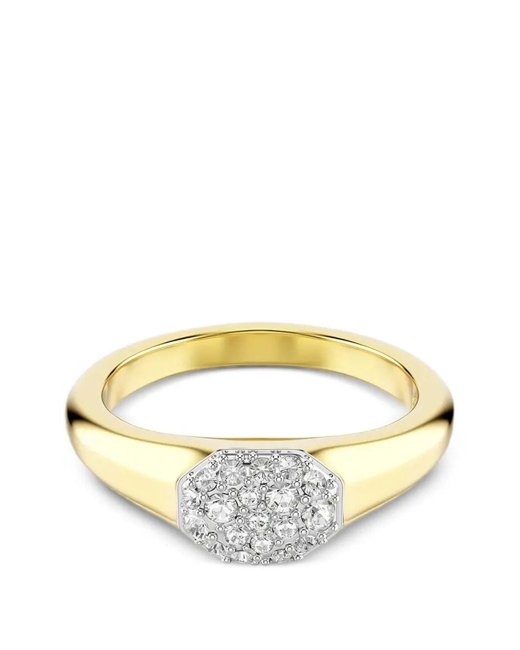 Swarovski Metallic Dextera Crystal-Embellished Ring