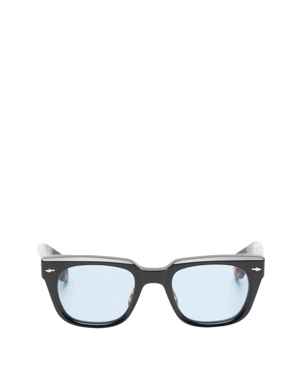 Jacques Marie Mage Black Hopper Square-Frame Sunglasses