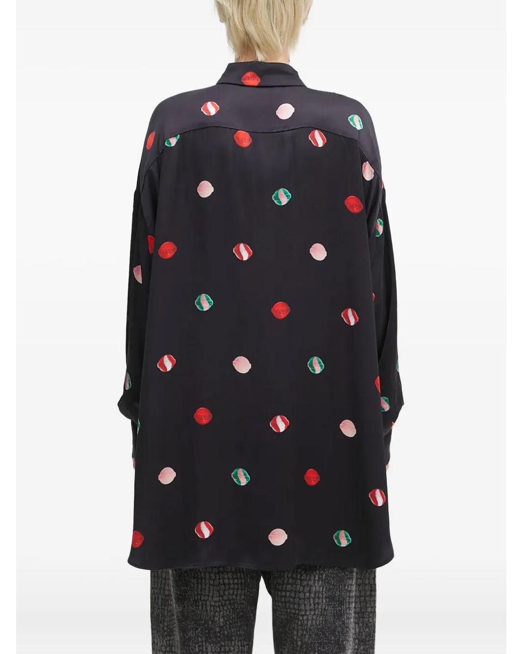 Fiorucci Black Graphic-Print Shirt