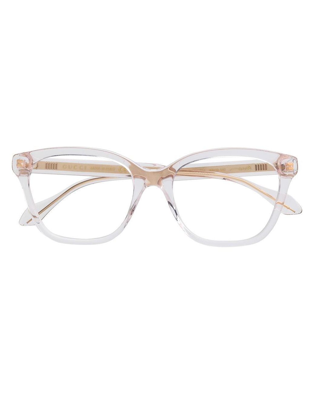 Gucci Clear Frame Glasses | Lyst Canada