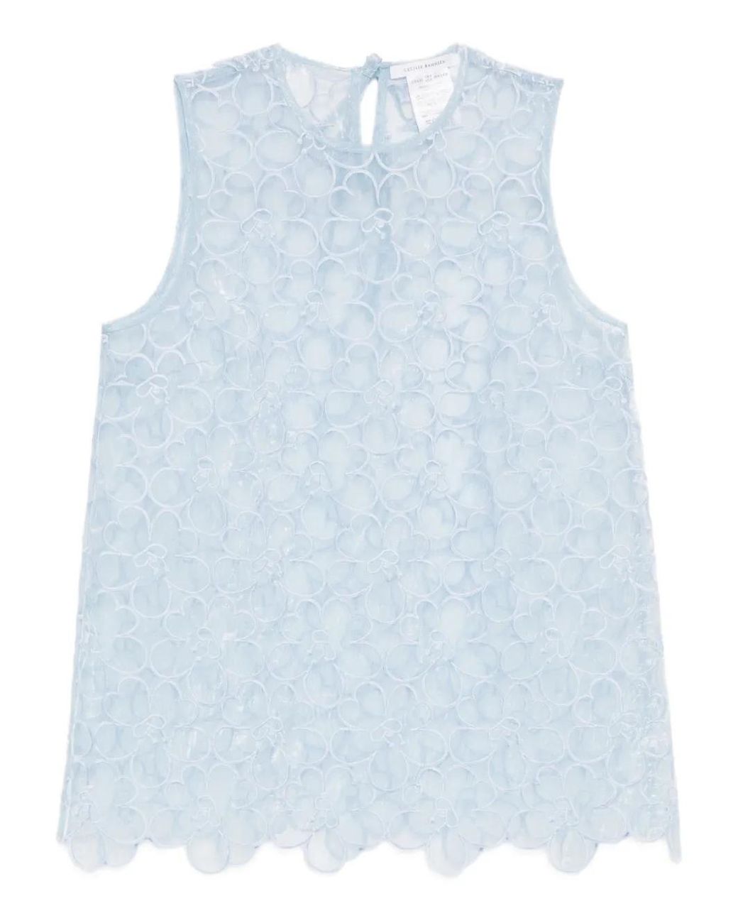 CECILIE BAHNSEN Blue Cbcerise Vest