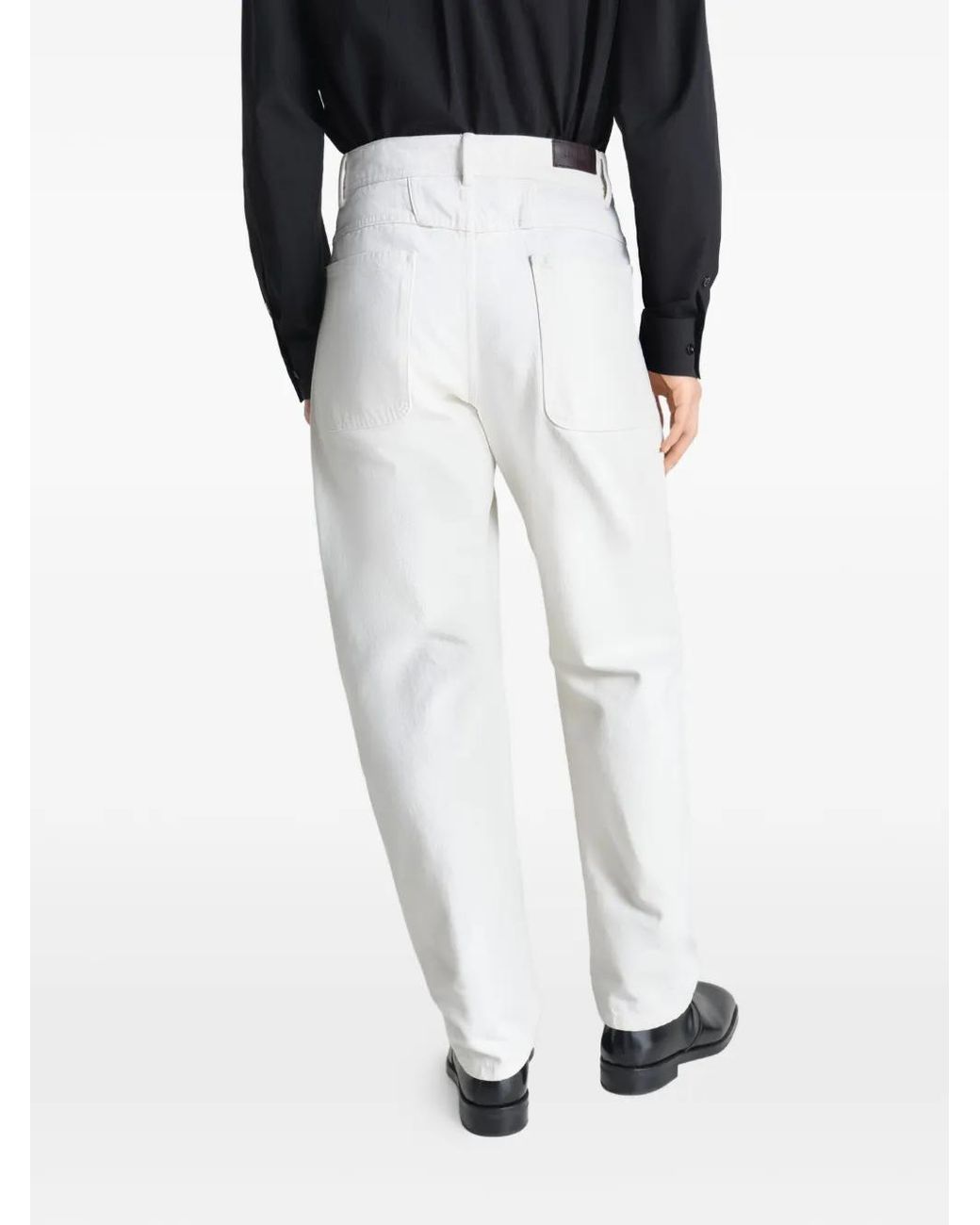 Lemaire White Jeans for men