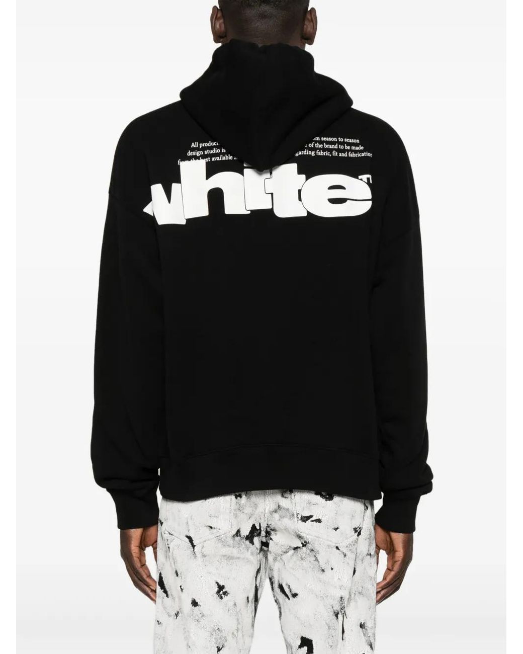 Off-White c/o Virgil Abloh Black Sweatshirt With Logo for men