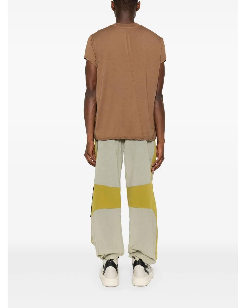 Rick Owens Brown Small Level Organic-Cotton T-Shirt for men