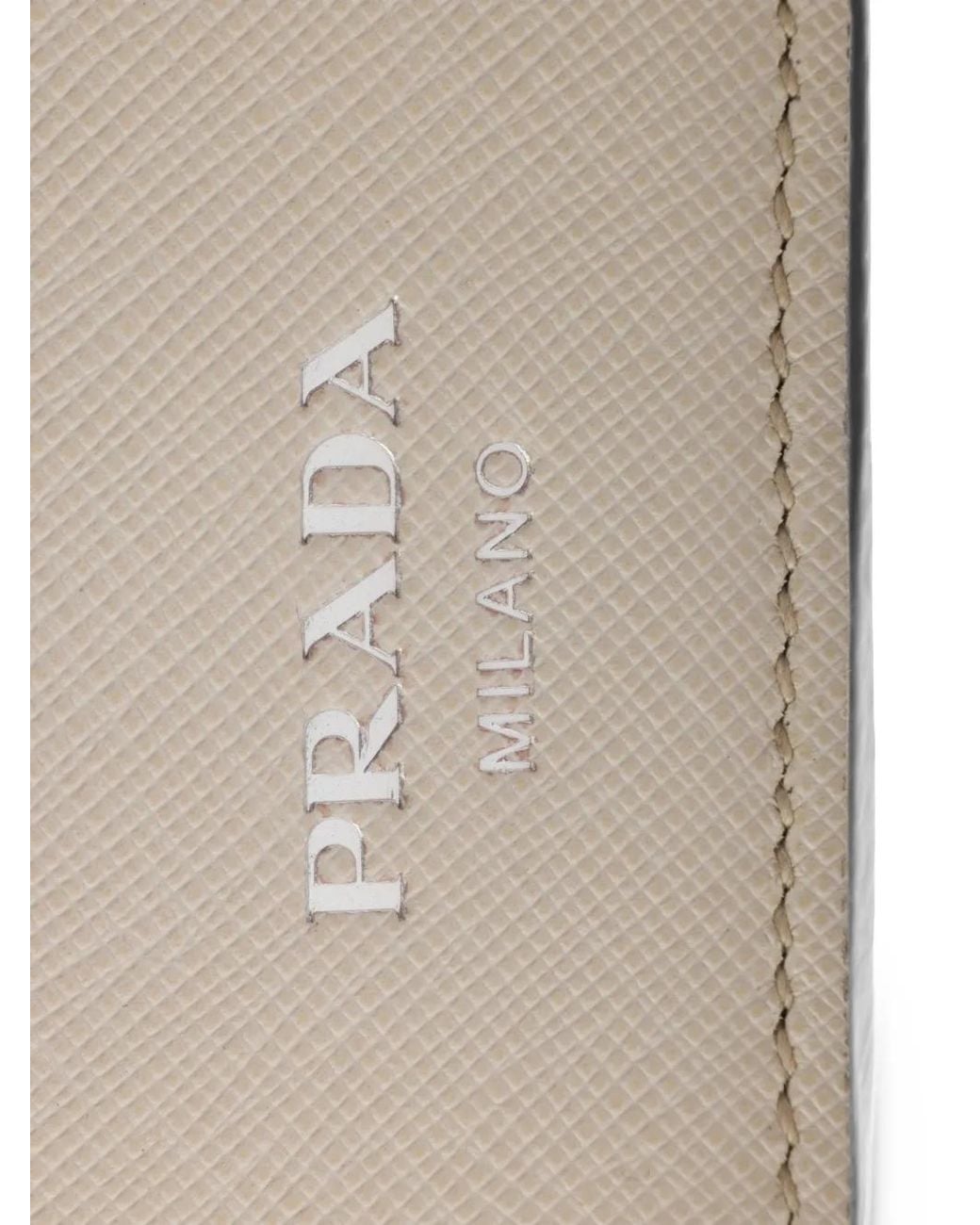 Prada White Avoir Mini Handbag