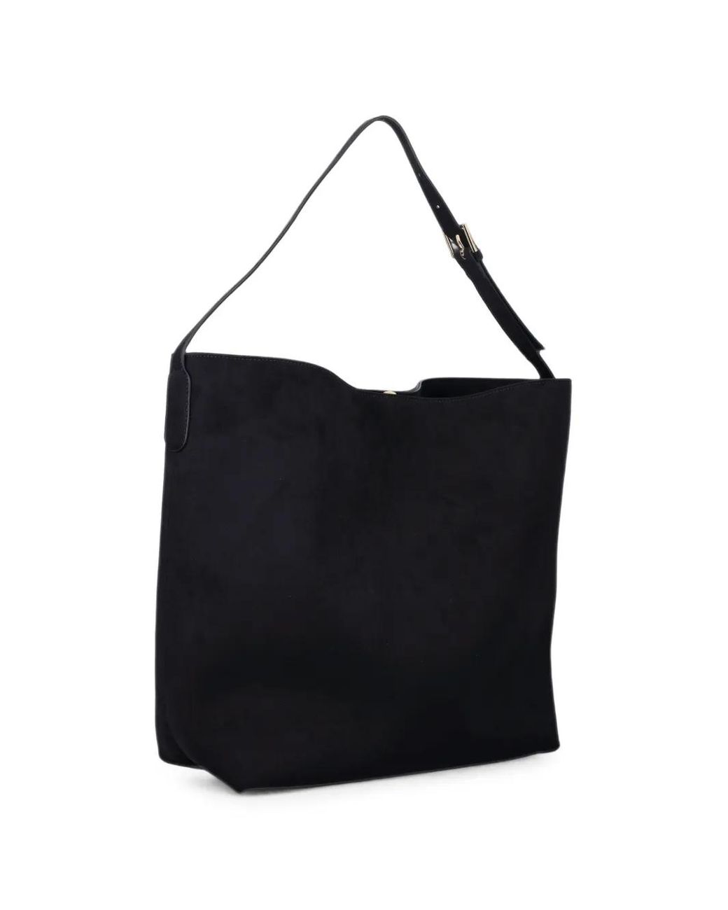 THEMOIRÈ Black Sac Porté Épaule À Effet Daim
