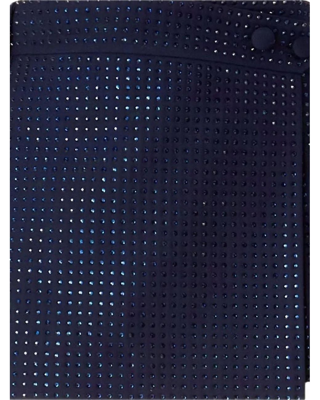 Pinko Blue Soave Wrap Mini Skirt