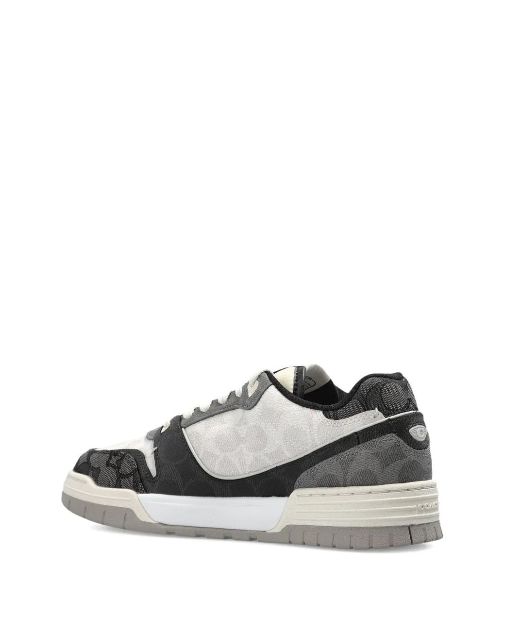 COACH White Soho Logo Panelled Sneakers