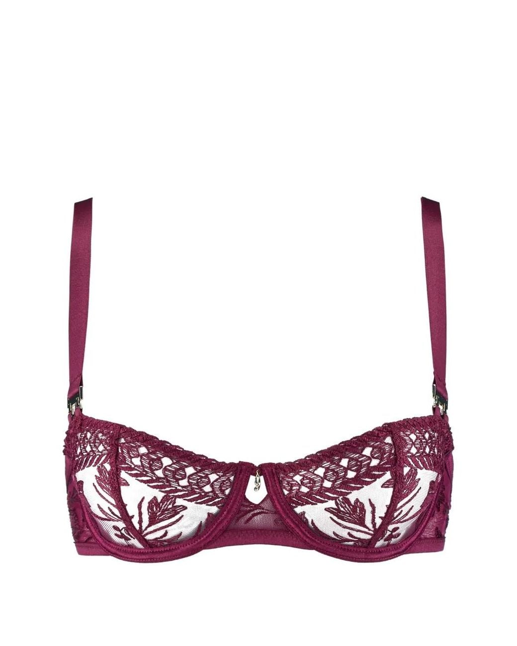 Aubade Magnetic Spell Floral-Embroidered Bra