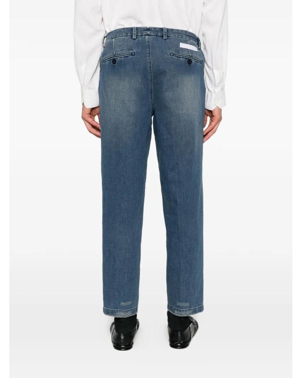 Briglia 1949 Blue Bricklane Pleated Jeans for men