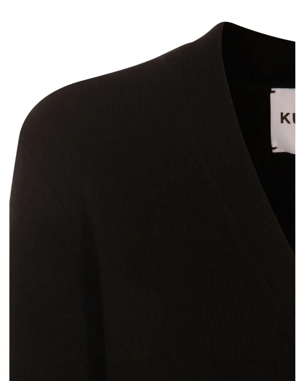 Kujten Black Milena Cardigan Aus Kaschmir
