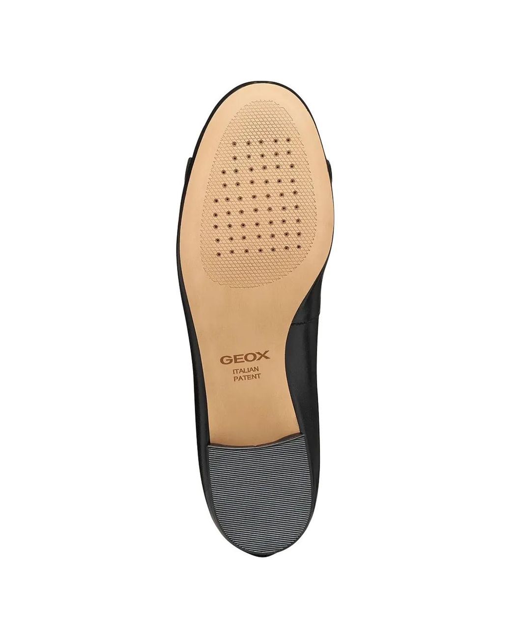 Geox Black Virnilisa B Hardware Ballet Flats