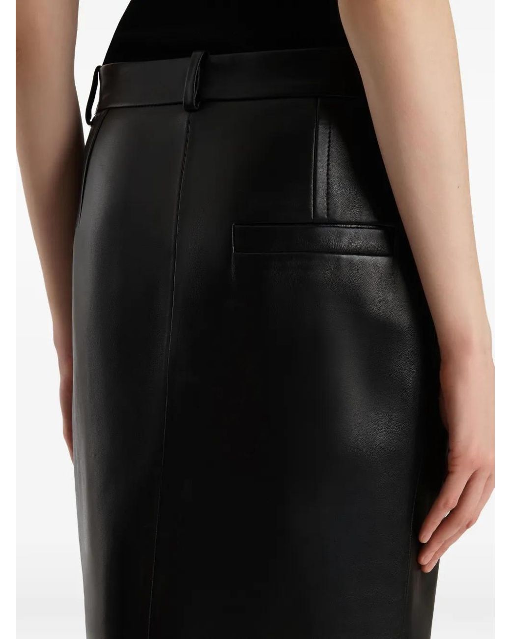 Khaite Black Anden Skirt
