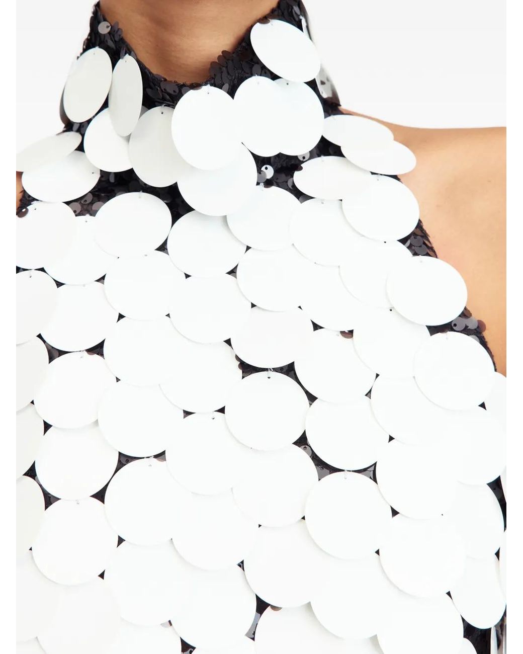 16Arlington White Ula Sequin Top