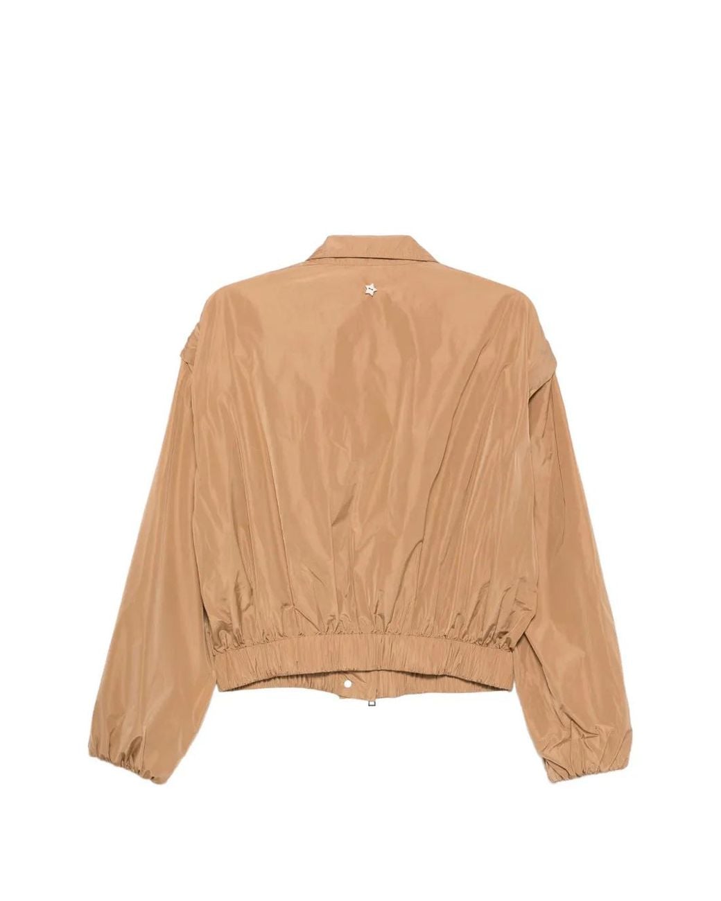 Lorena Antoniazzi Natural Elasticated-Hem Jacket