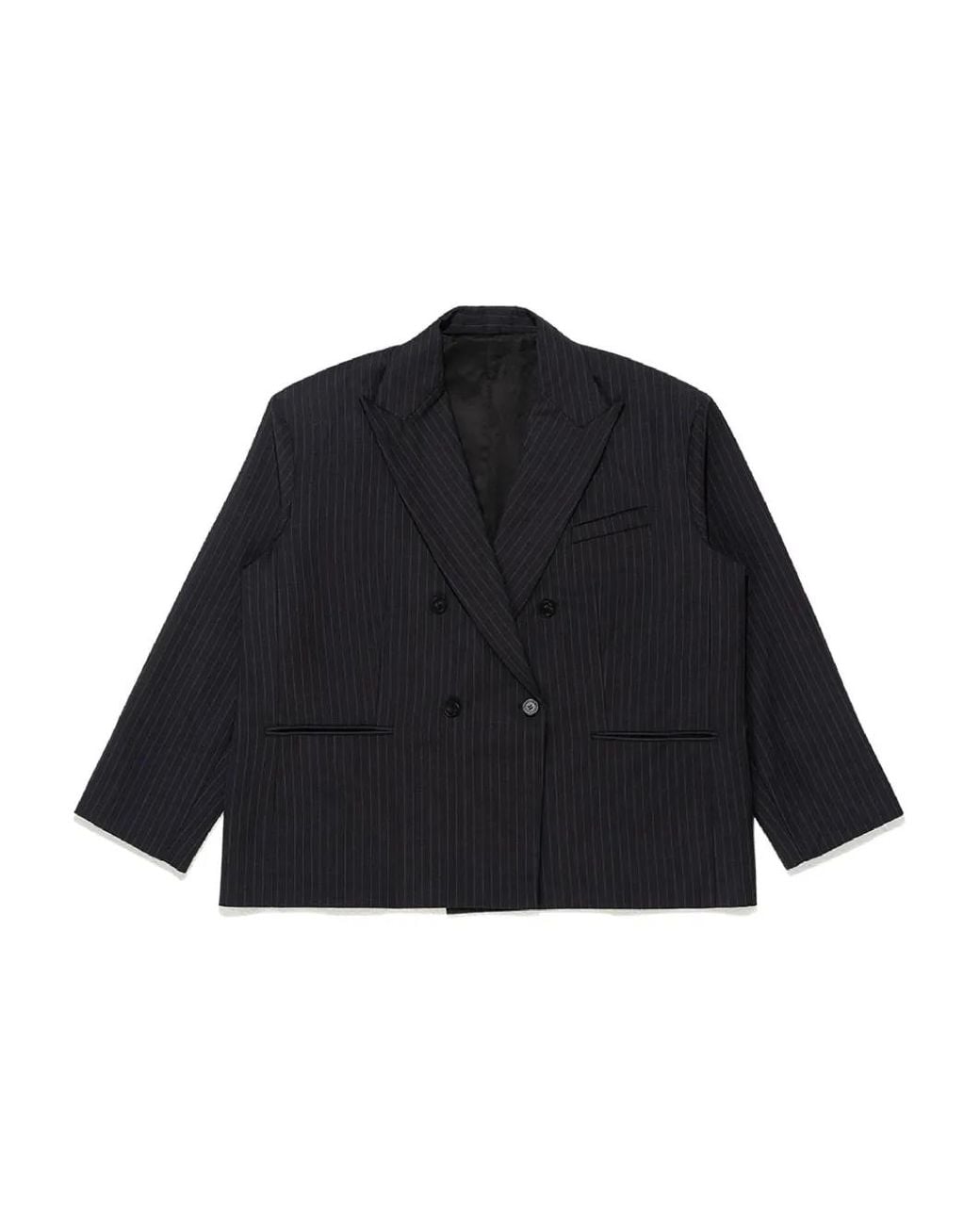 Mainless Blue Pinstripe Blazer