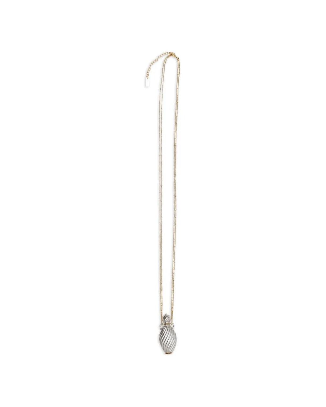 Chloé White Mirror Necklace