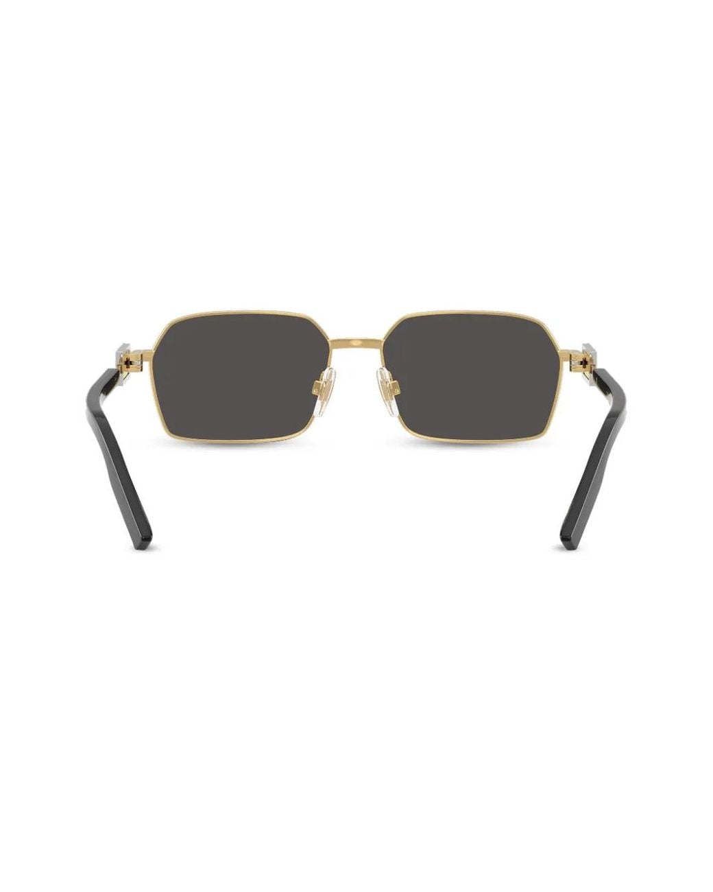 Dolce & Gabbana Brown Logo-Plaque Sunglasses for men