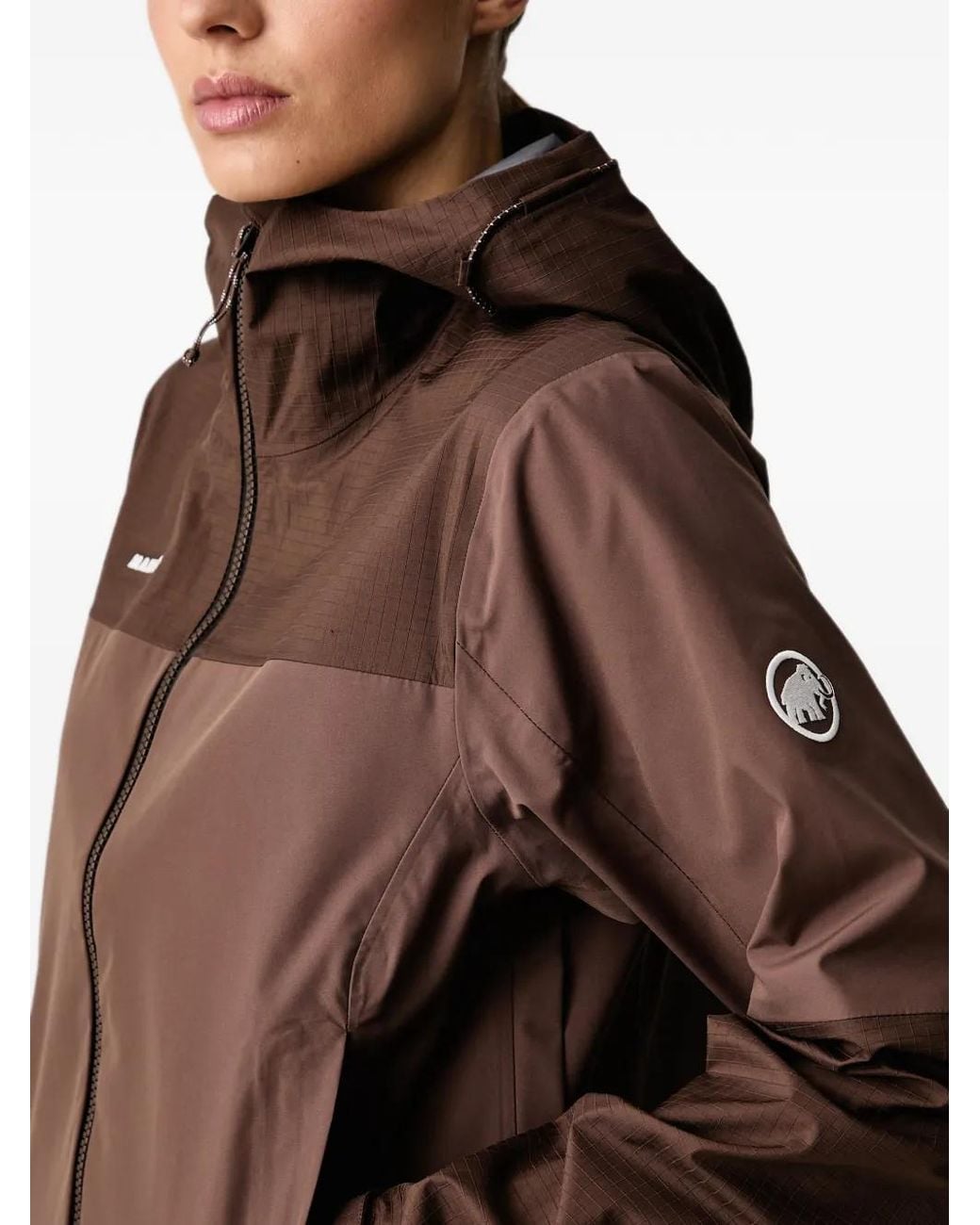 Mammut Brown Ducan Guide Hooded Performance Jacket