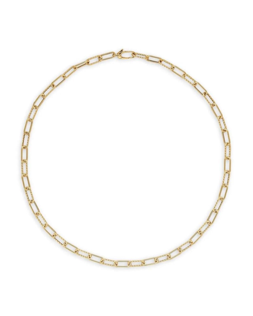 David Yurman Natural 18Kt Dy Madison Chain Necklace (4Mm)