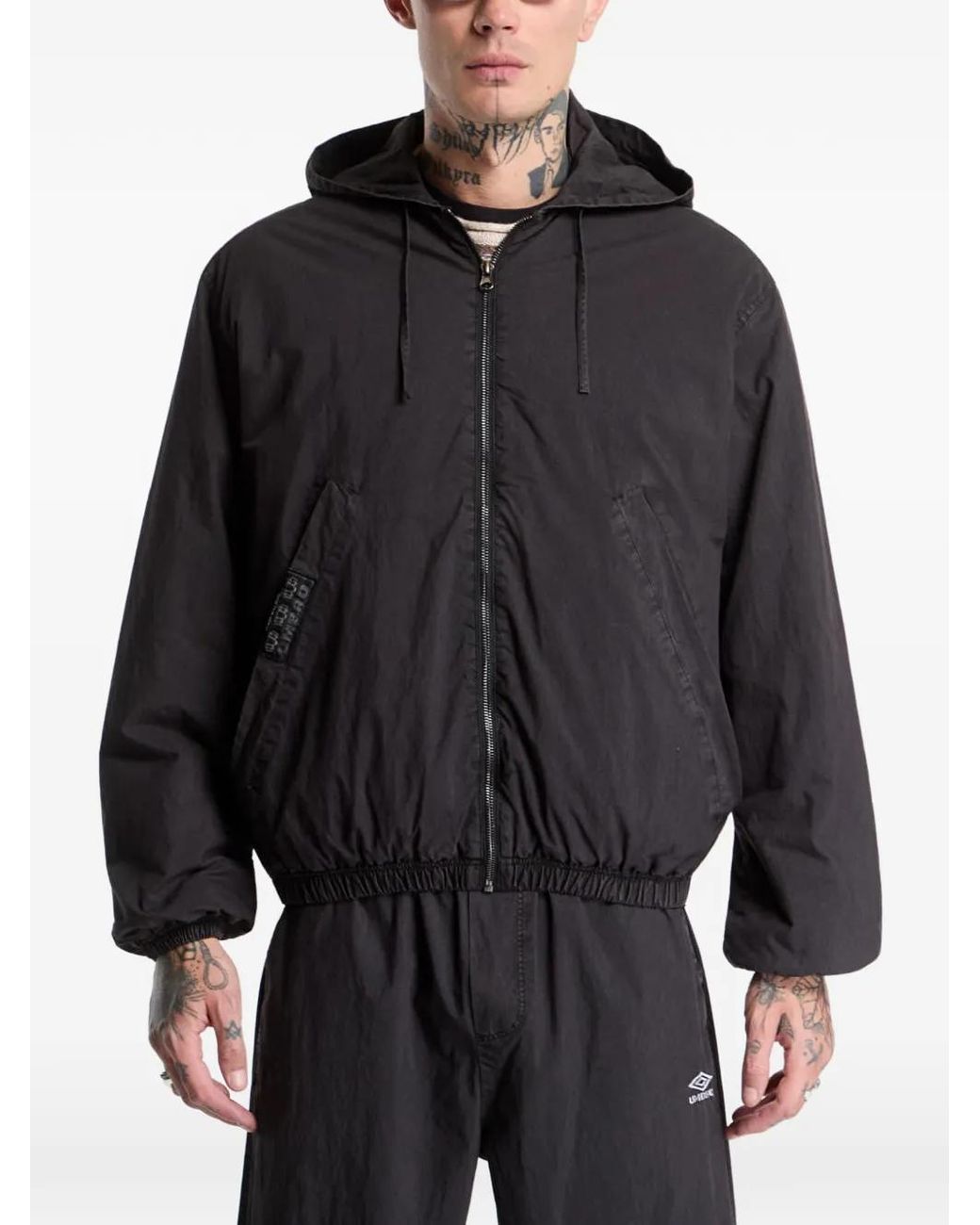 Umbro Black Sunday Masked Jacket for men