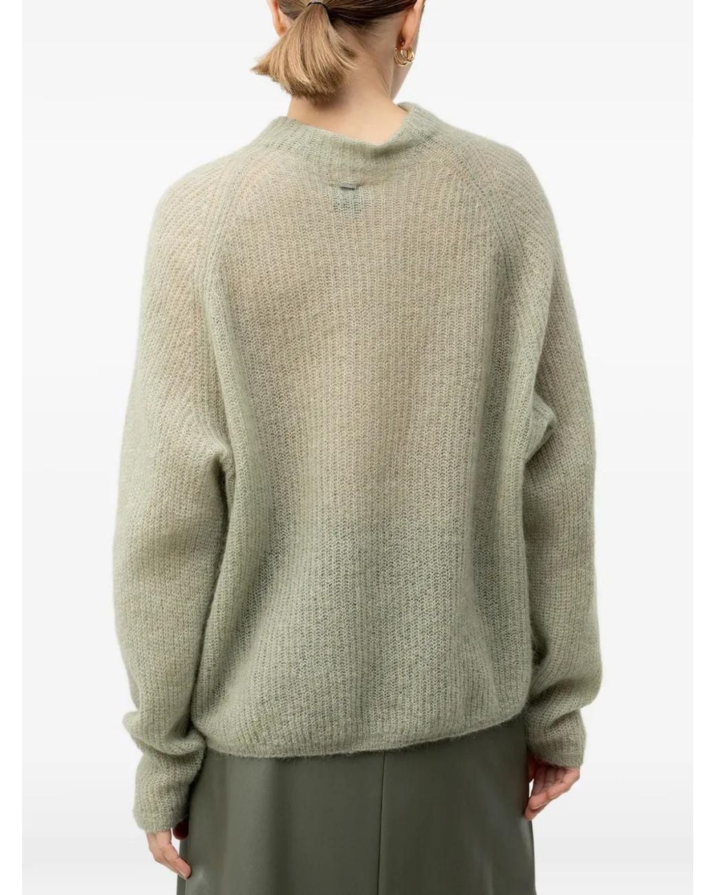 Boss Green Alpaca-Blend Sweater With Mock Neck