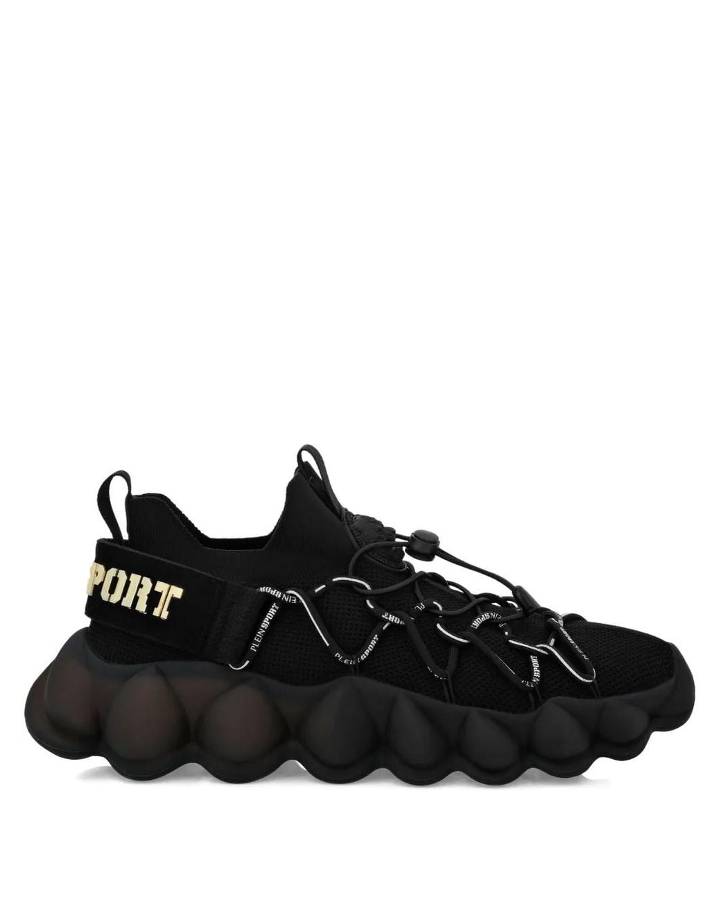 Philipp Plein Black The Bubble Gen.X.02 Tiger Sneakers