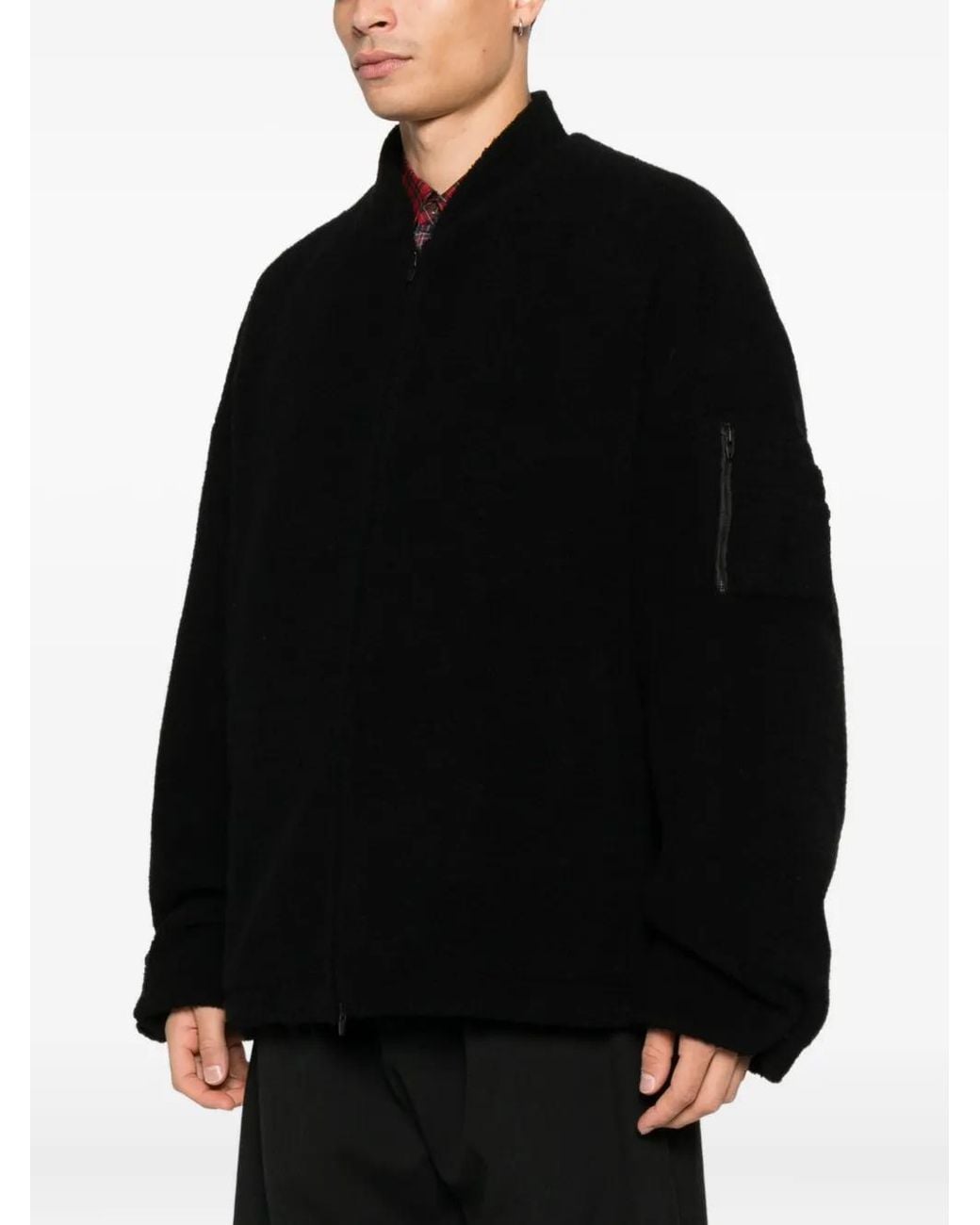 Juun.J Black Zipped Jacket for men