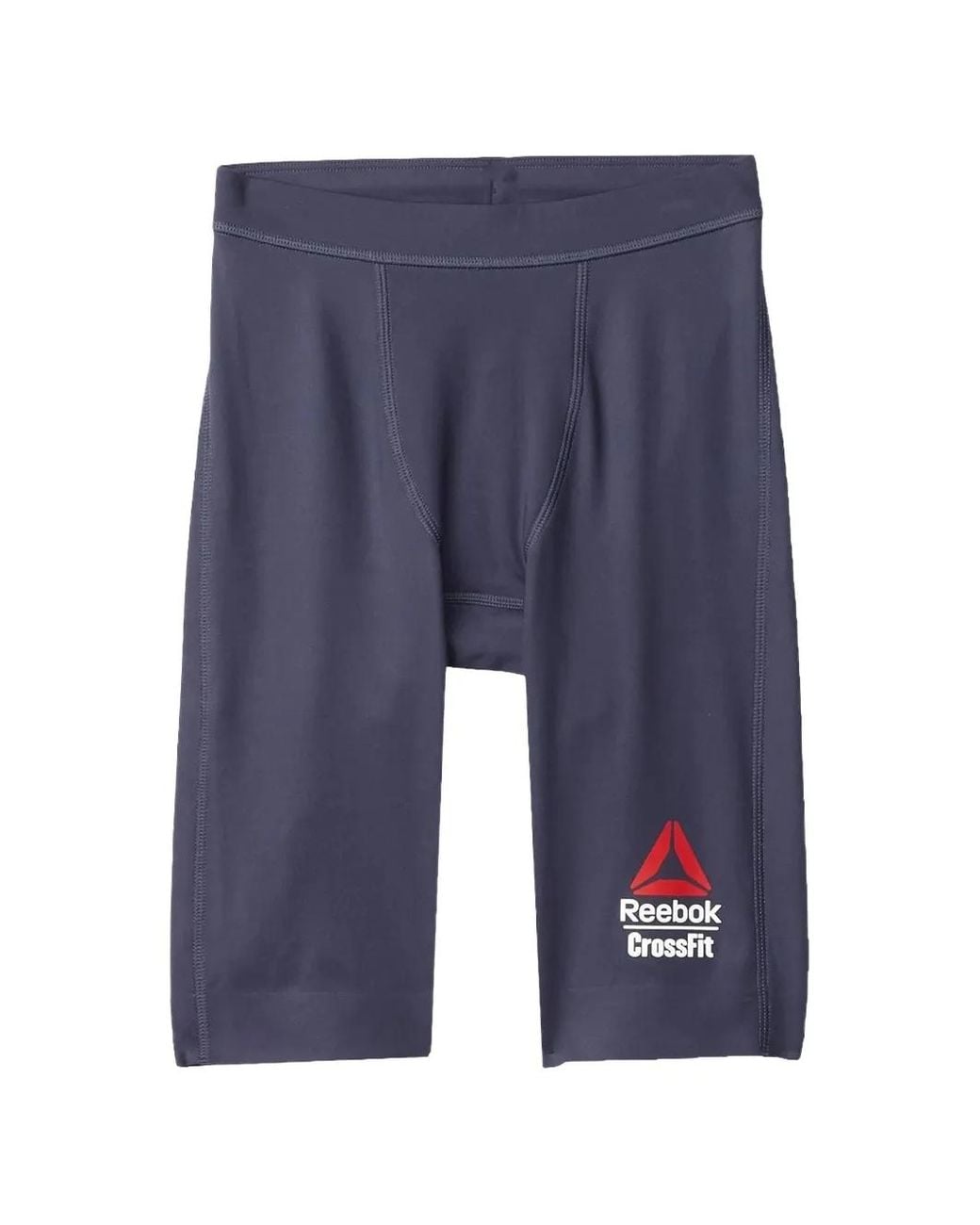 Reebok Blue Logo-Print Swim Shorts for men