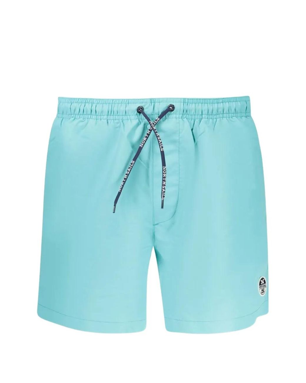 North Sails Blue Short De Bain À Patch Logo for men