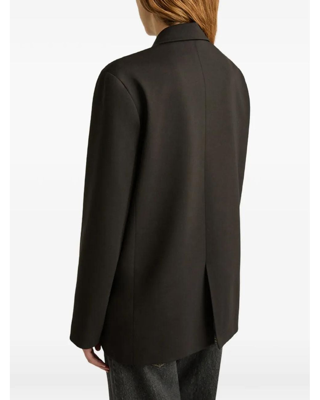 Momoní Black Lipina Double-Breasted Blazer