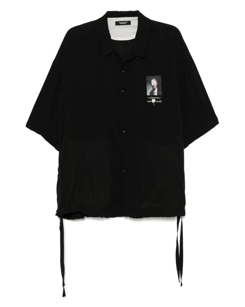 Undercover Black Graphic-Print Shirt for men
