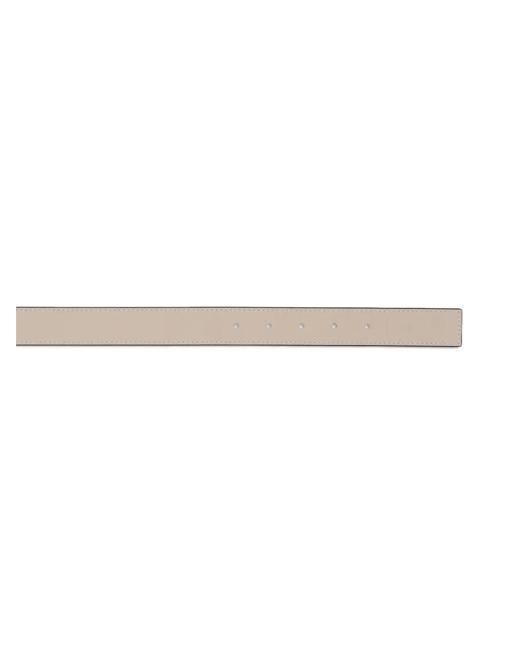 Loewe Natural Reversible Anagram Belt