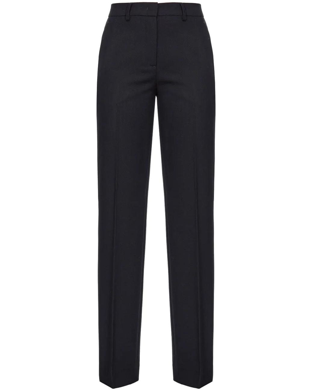 Pinko Blue Paraguay Straight-Leg Trousers