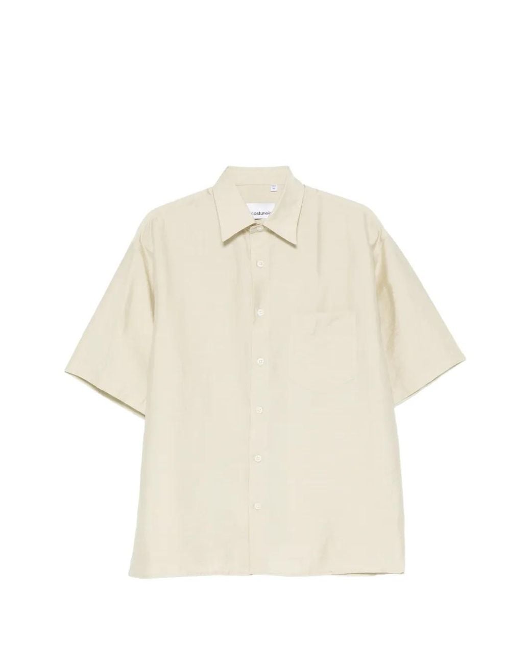 Costumein White Eric Short-Sleeve Shirt for men