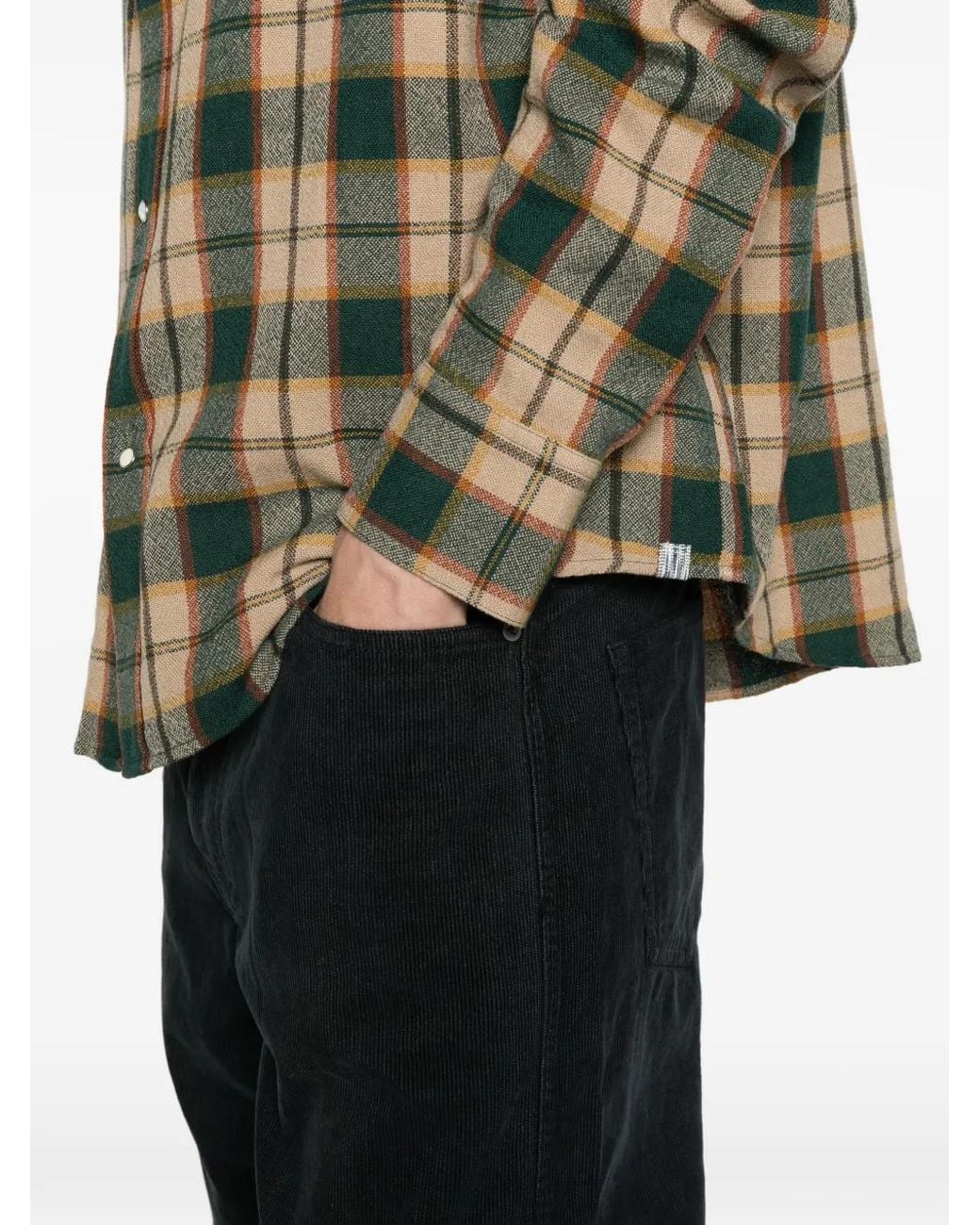 Visvim Black Fluxus 03 Corduroy Trousers for men