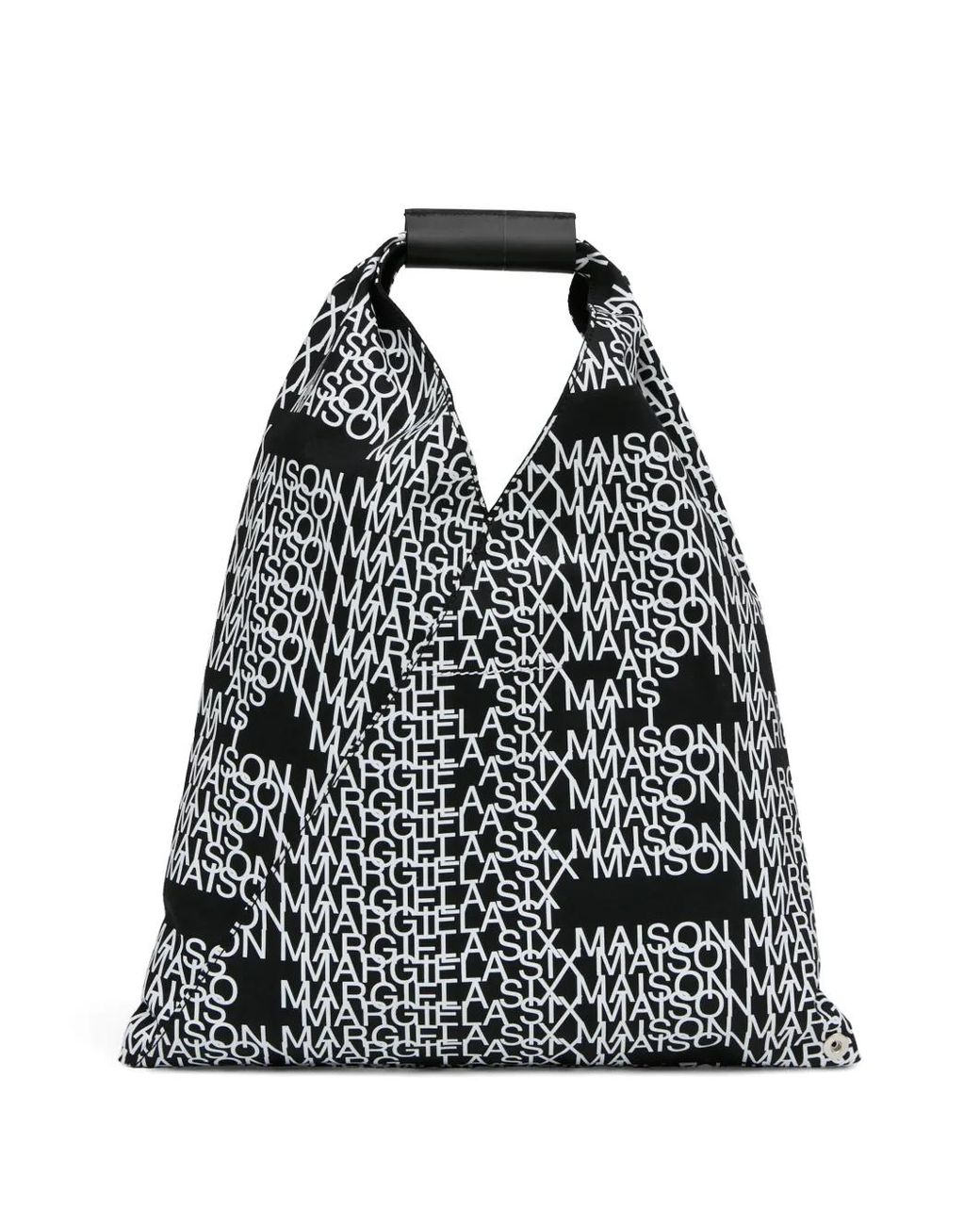 MM6 by Maison Margiela Blue Japanese Logo-Print Handbag