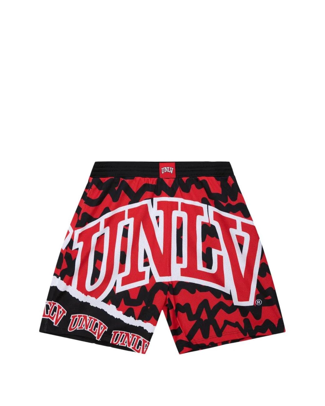 Mitchell & Ness Red Jumbotron 2.0 Sublimated Shorts for men